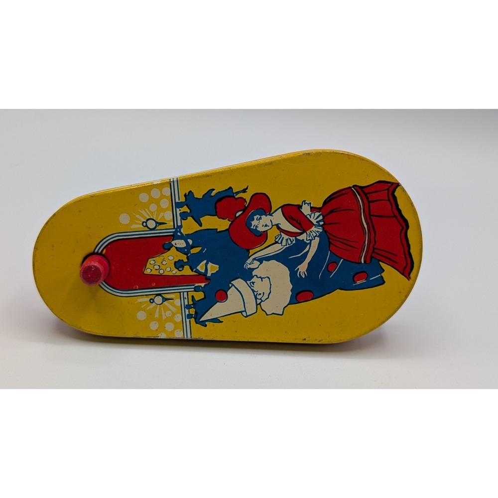 Vintage 50s Kirchhof  Life of the Party Ratchet Style Tin Party Noisemaker